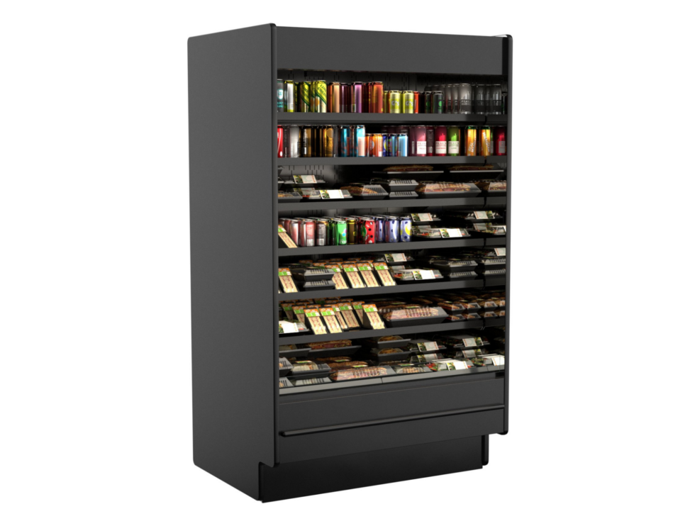 Fusion® Self-Service Refrigerated Display Case, 50-1/4"W x 37-1/8"D x 84-1/2"H