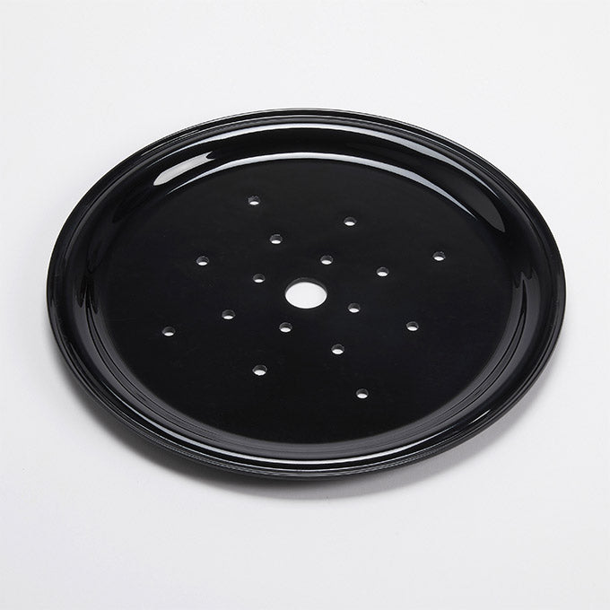 12-3/8" dia. Melamine Seafood Tray, Black
