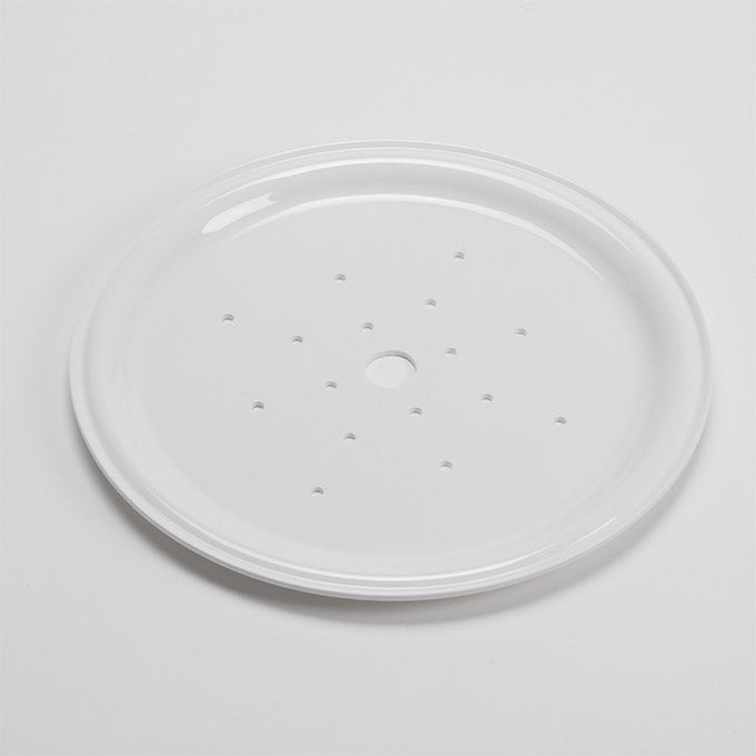 12-3/8" dia. Melamine Seafood Tray, White