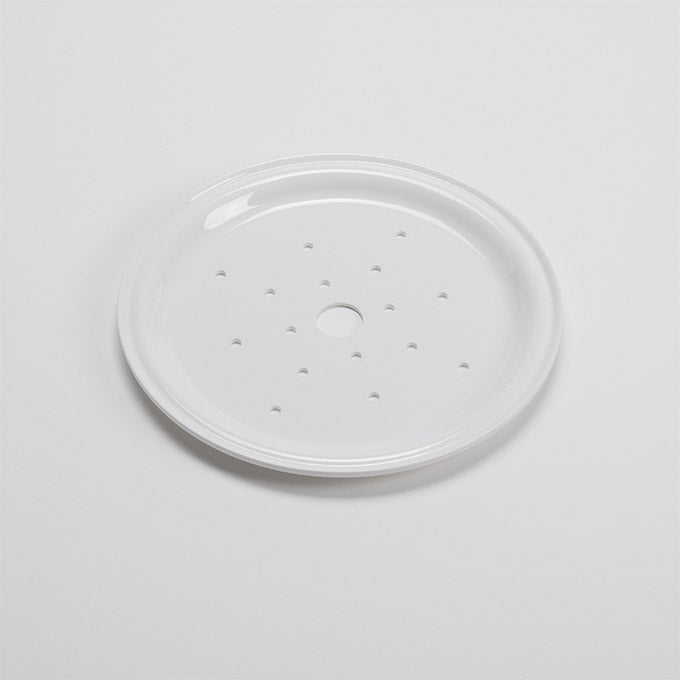 9-3/8" dia. Melamine Seafood Tray, White