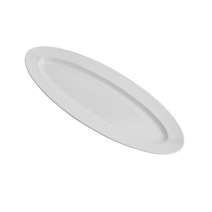 Endurance™ 24" x 9" Oval Boat Platter, White