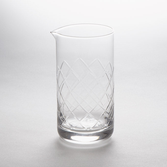 25 oz. Hand Cut Diamond Mixing Glass