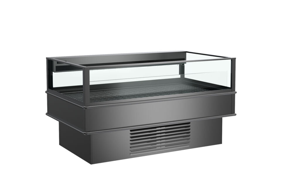 Oasis® Refrigerated Self-Service Island, mobile, 97-3/4"W x 45-3/4"D x 40-5/8"H