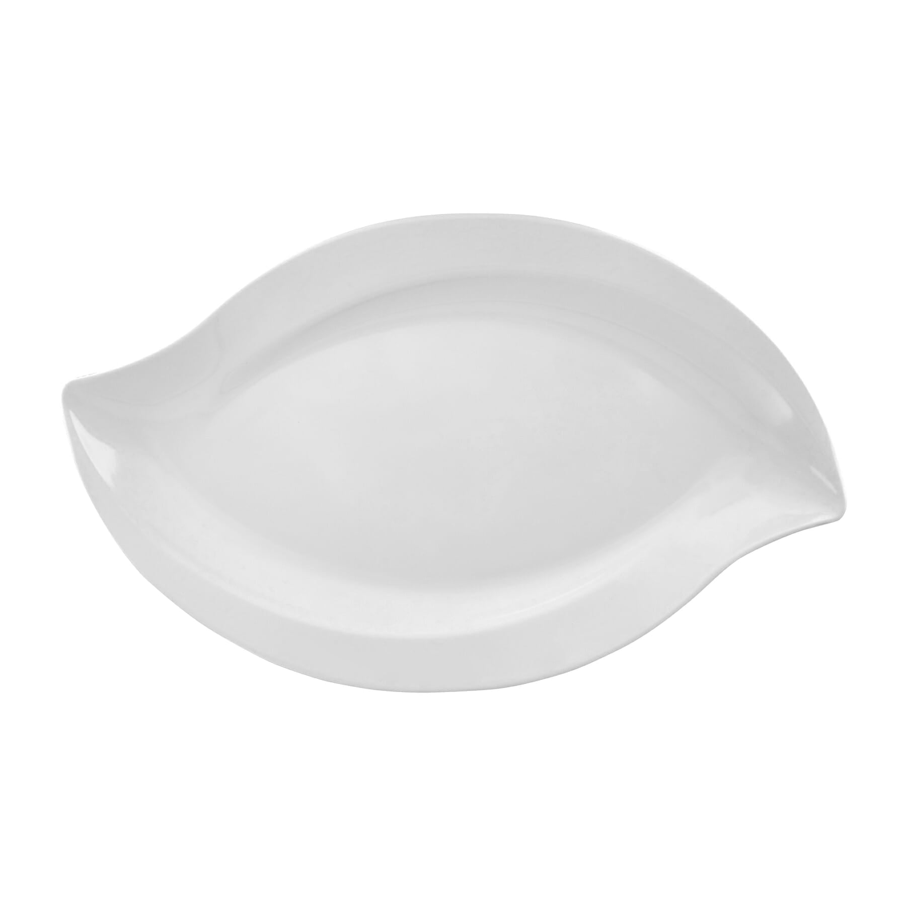 San Michele 20" x 12" Platter, White
