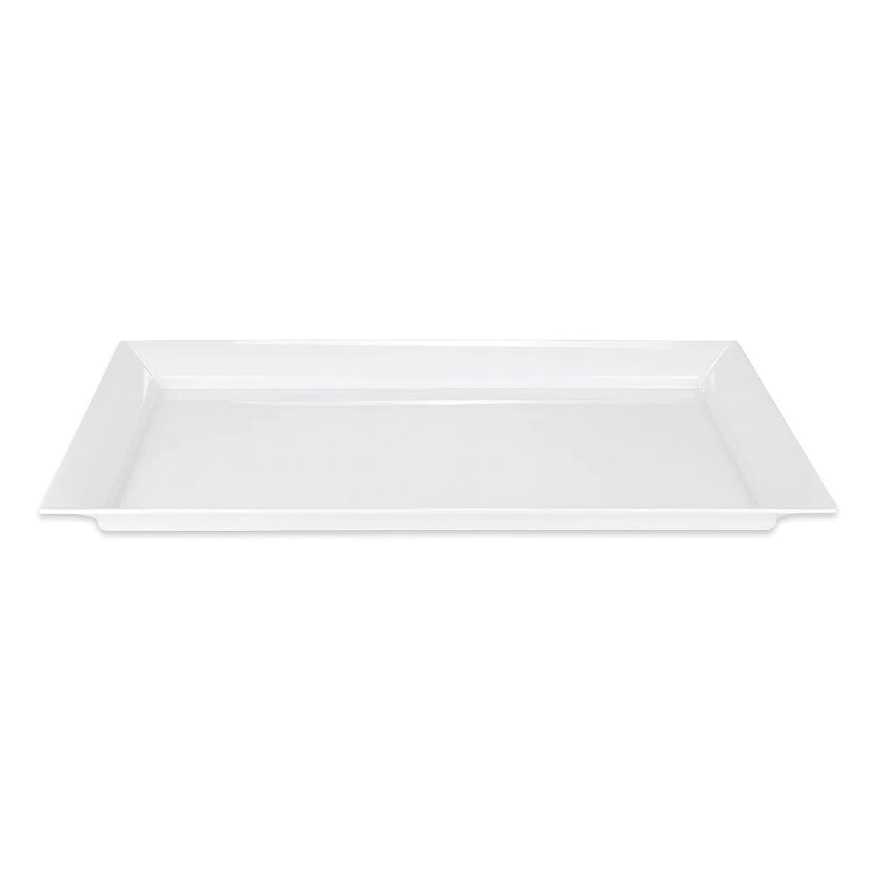 Siciliano 28" x 16" Rectangular Display Platter, White