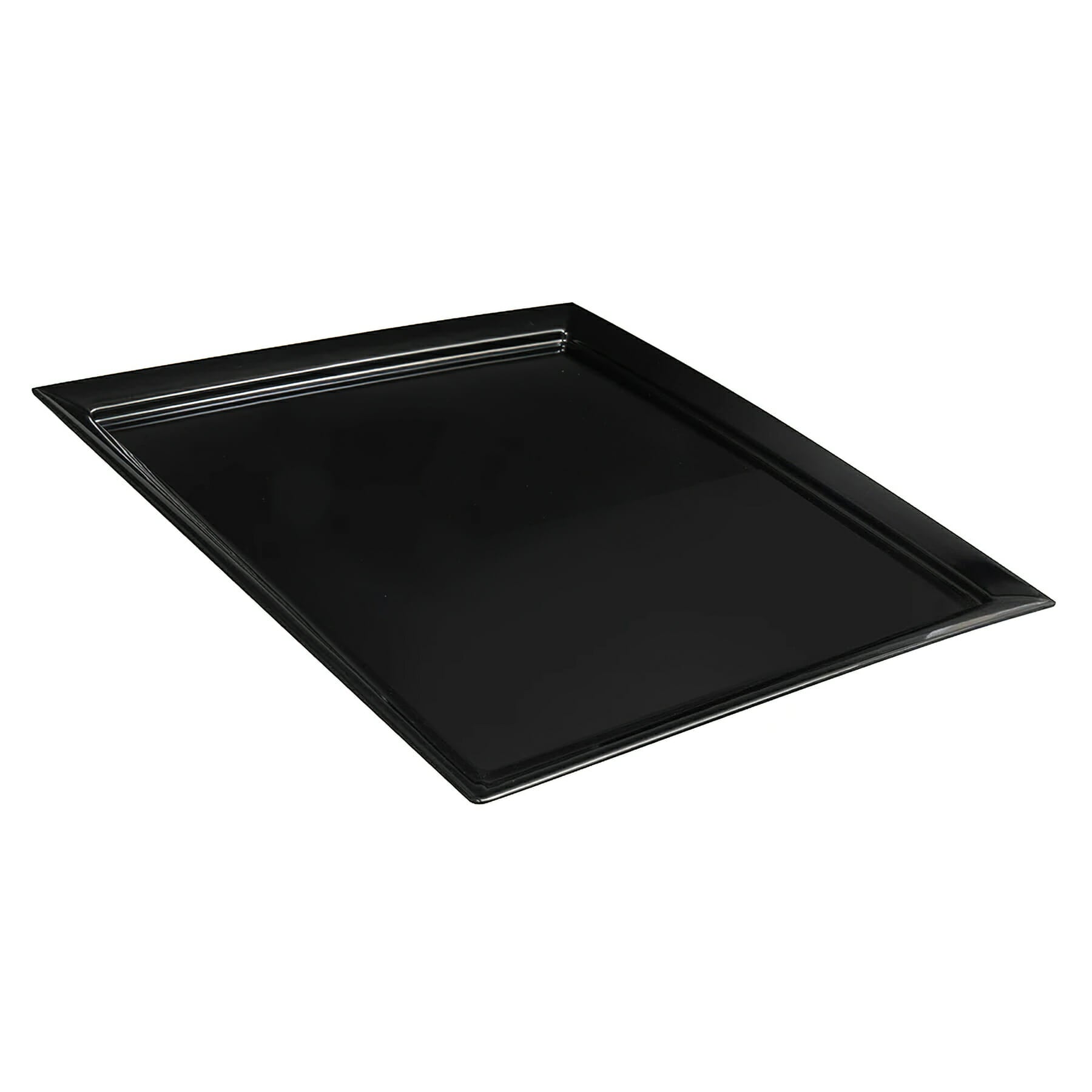 Siciliano 24" Square Display Platter, Black