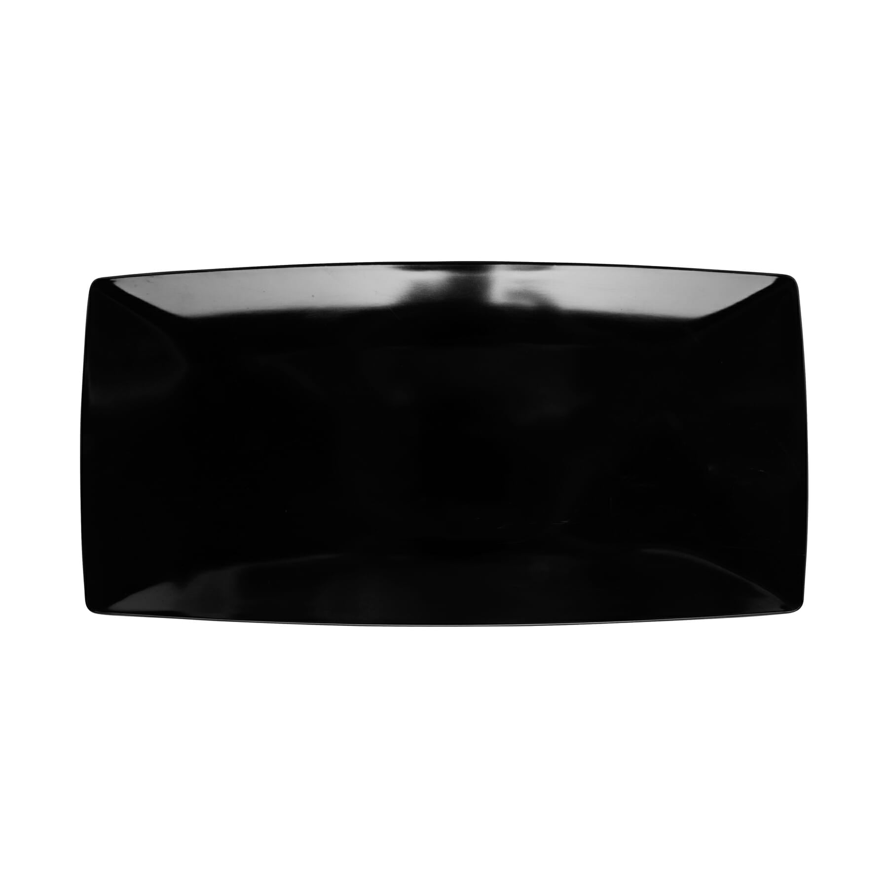 Siciliano 15" x 7.5" Rectangular Tray, Black