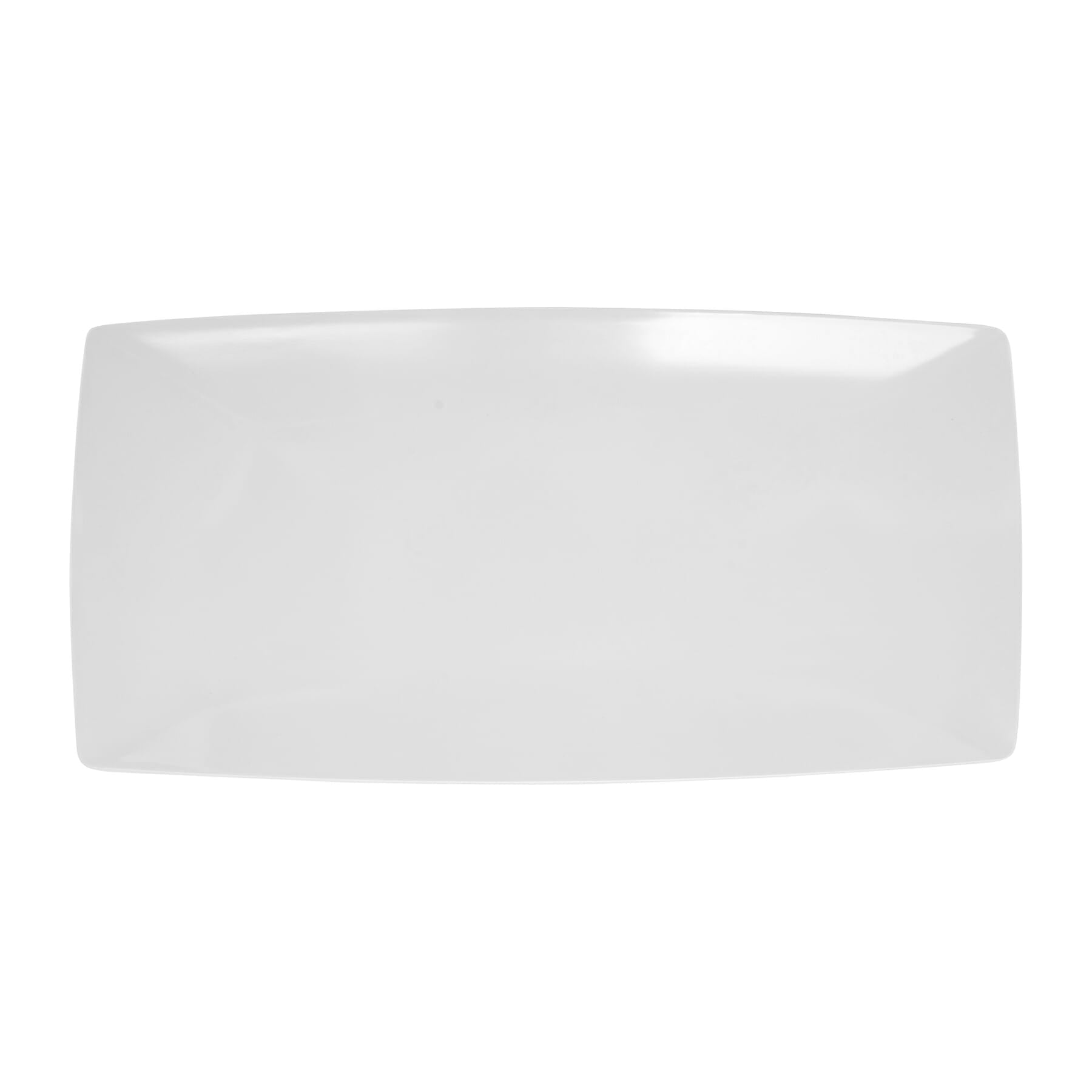 Siciliano 15" x 7.5" Rectangular Tray, White