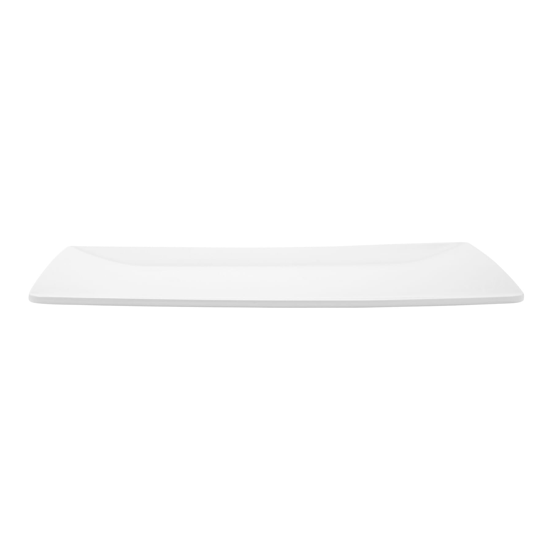 Siciliano 15" x 7.5" Rectangular Tray, White
