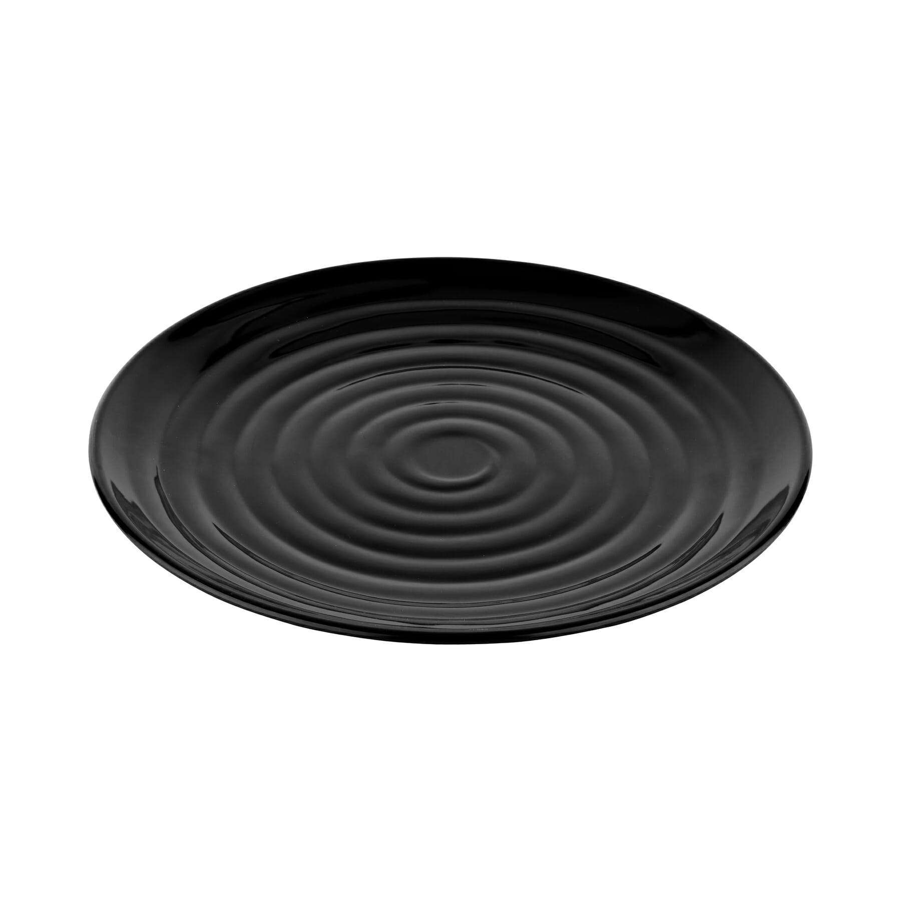 Milano 12.5" Plate, Black