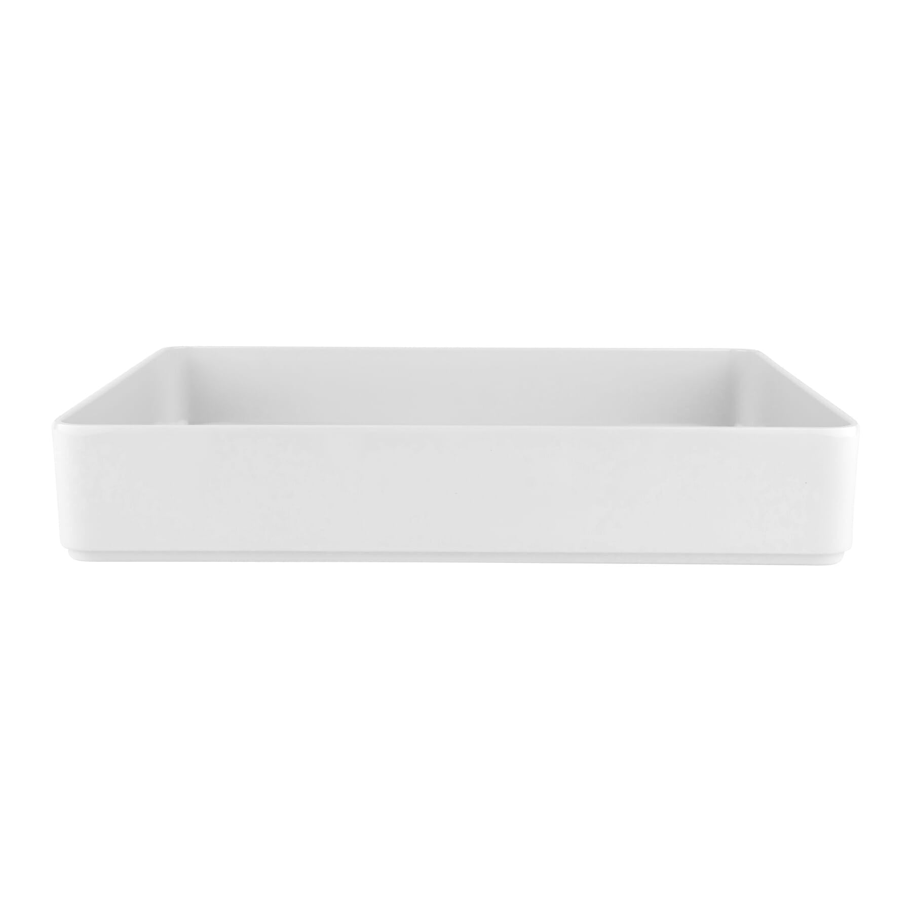 Milano 7.6 qt. Rectangular Bowl, White