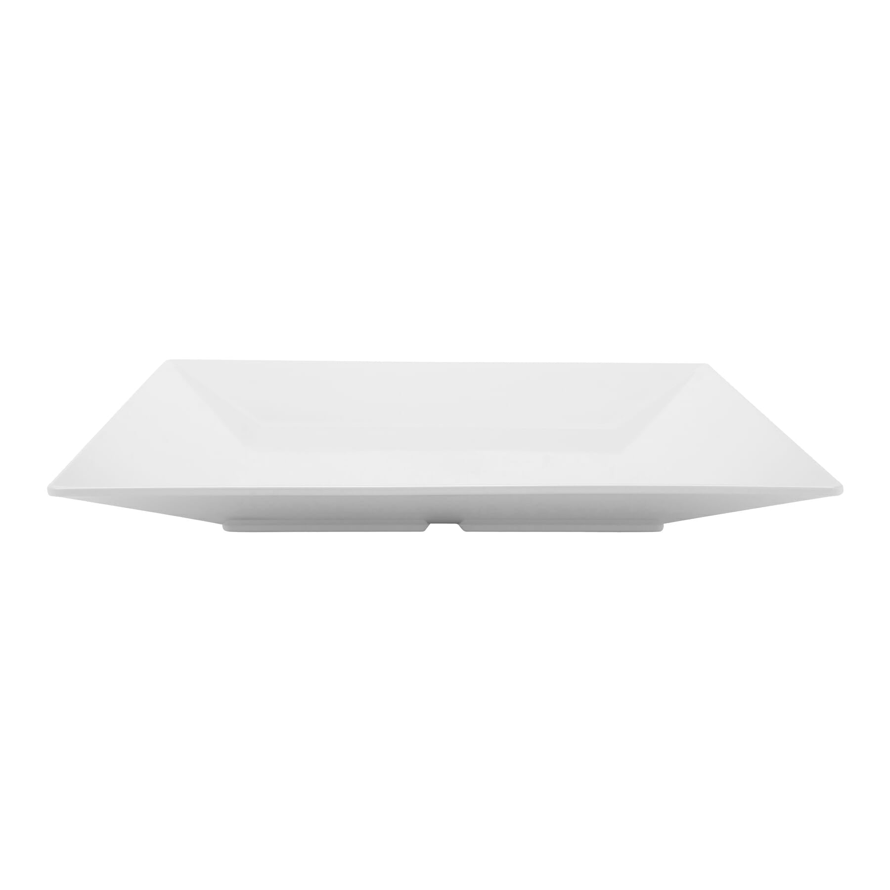 Siciliano 16" Square Plate, White