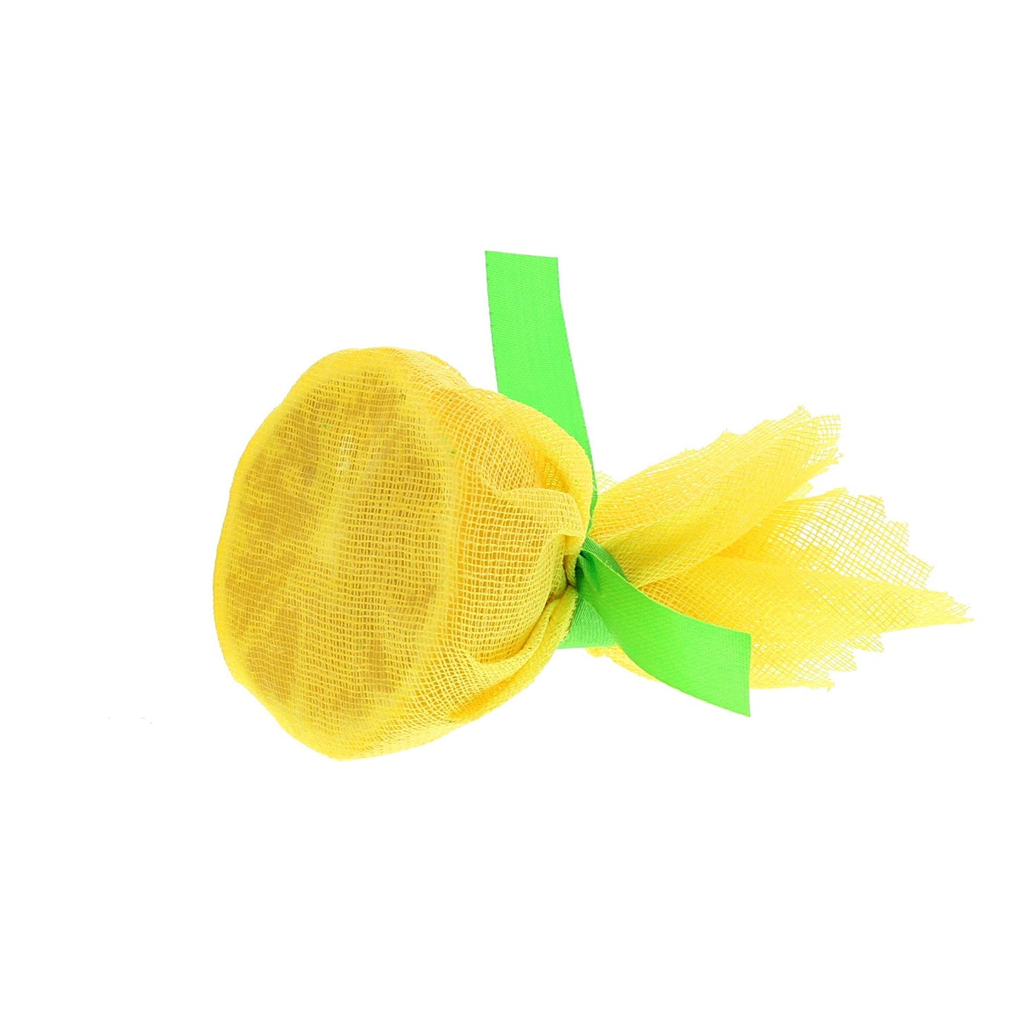Yellow Lemon Bag with Ties