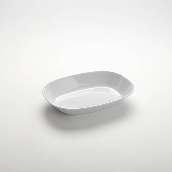 42 oz. Oblong Bowl, White