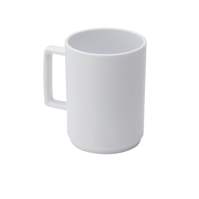 Plastic 12 oz. Mug, White
