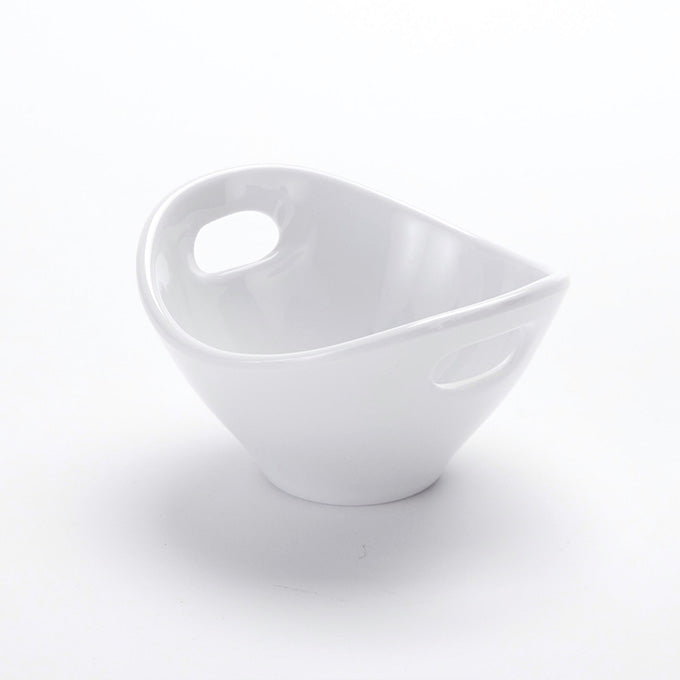 3 oz. Mini Bowl w/Handles, White