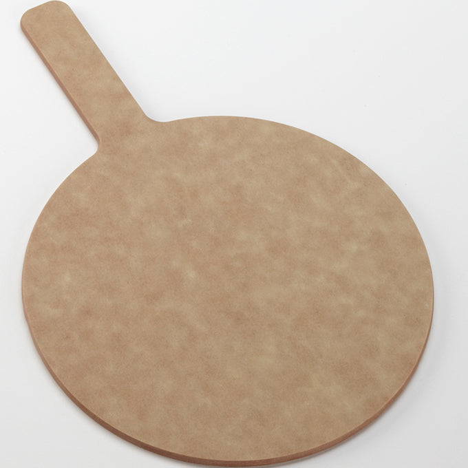 18" Round Pressed Wood Pizza Peel, 5" Handle