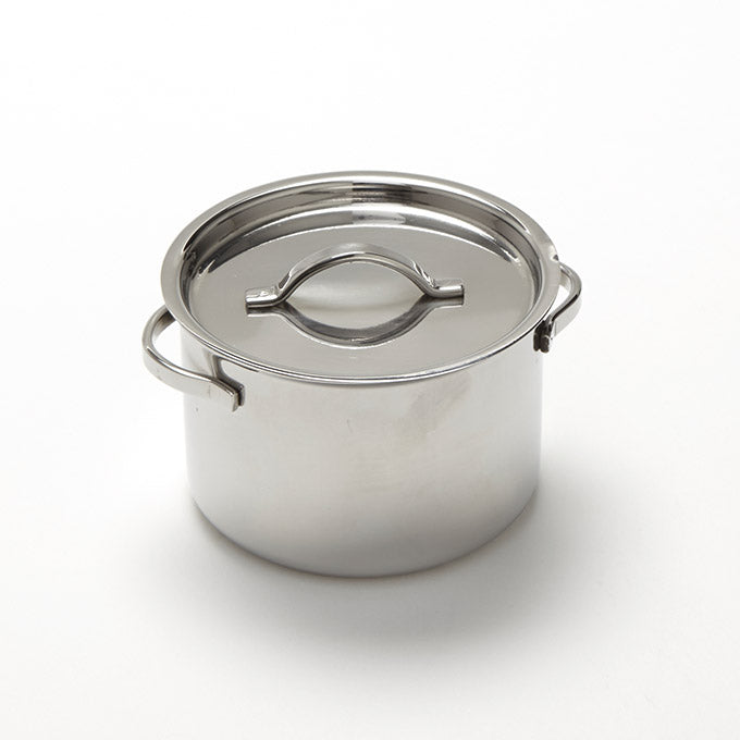 8 oz. Round Mini Stainless Steel Pot and Lid