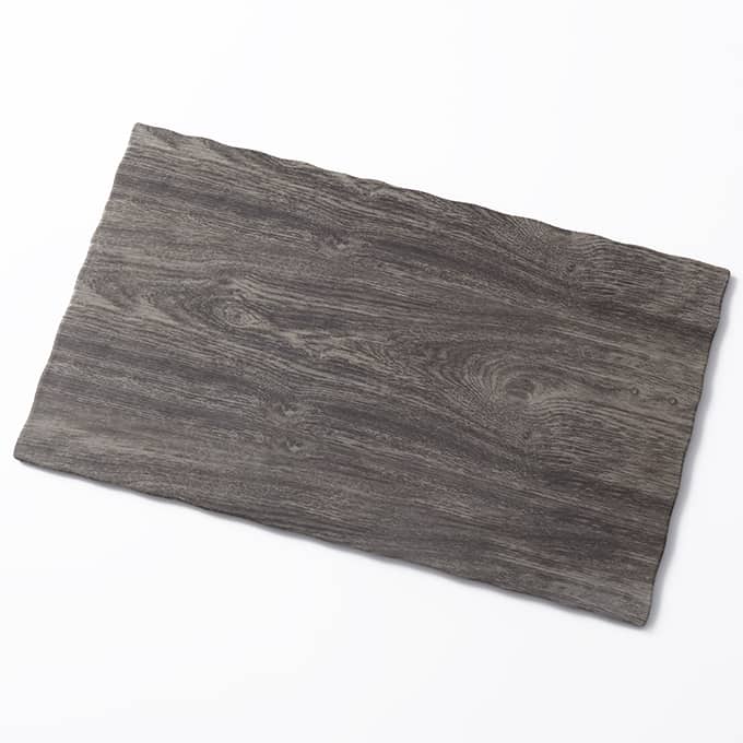 20-7/8" x 12-1/2" Elm Wood Melamine Serving Board