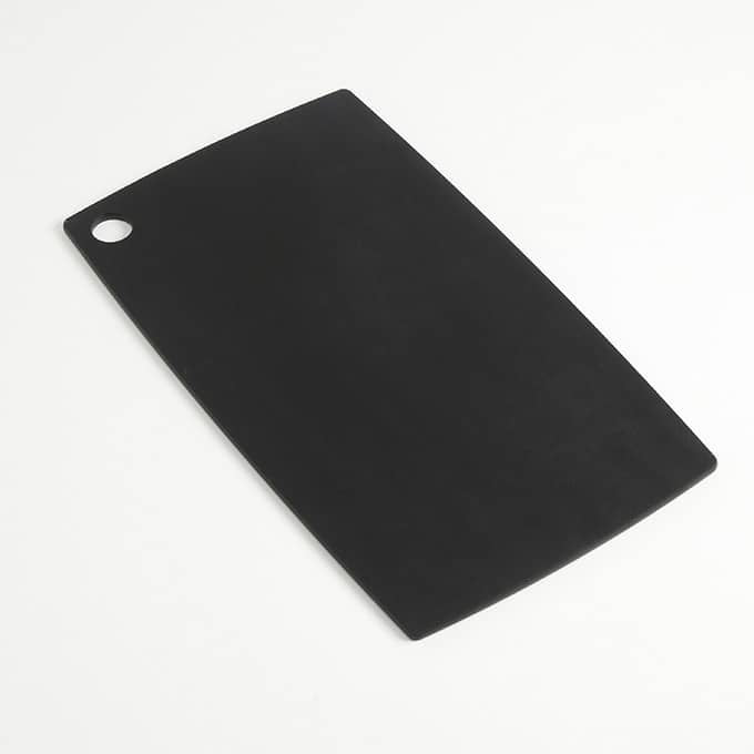 16" x 8" Rectangular Pressed Wood Serving Board, Black