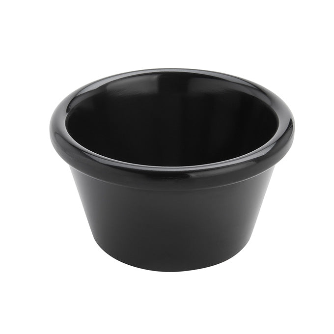 3 oz. Smooth Melamine Ramekin, Black