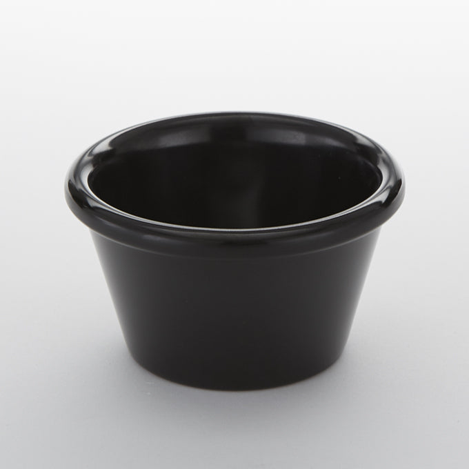 4 oz. Smooth Melamine Ramekin, Black