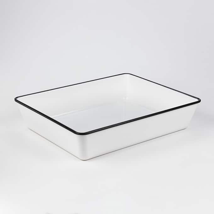 Endurance™ 212 oz. Rectangular Bowl, White
