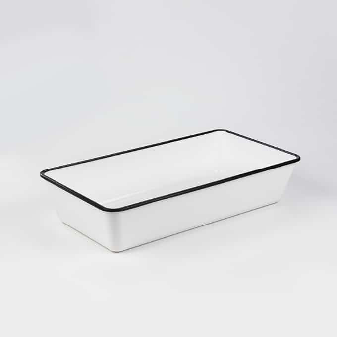 Endurance™ 144 oz. Rectangular Bowl, White