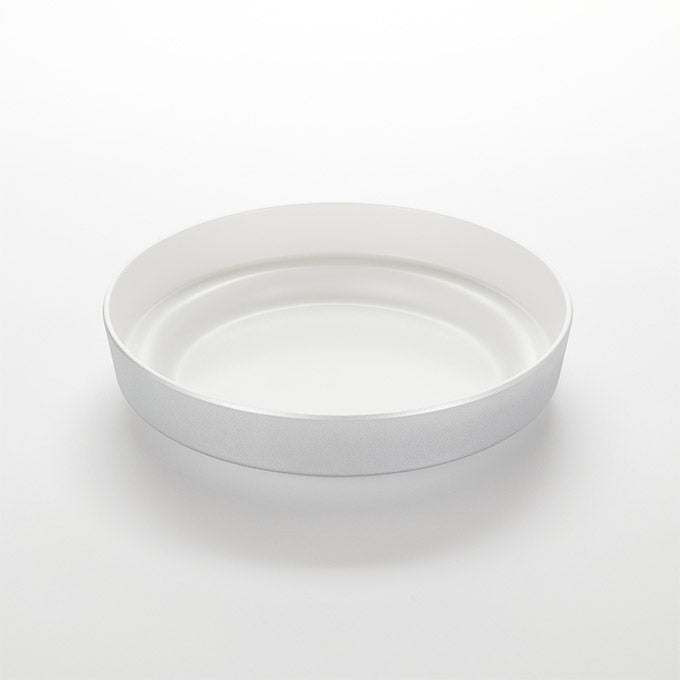 10" Melamine Seafood Tray, Silver