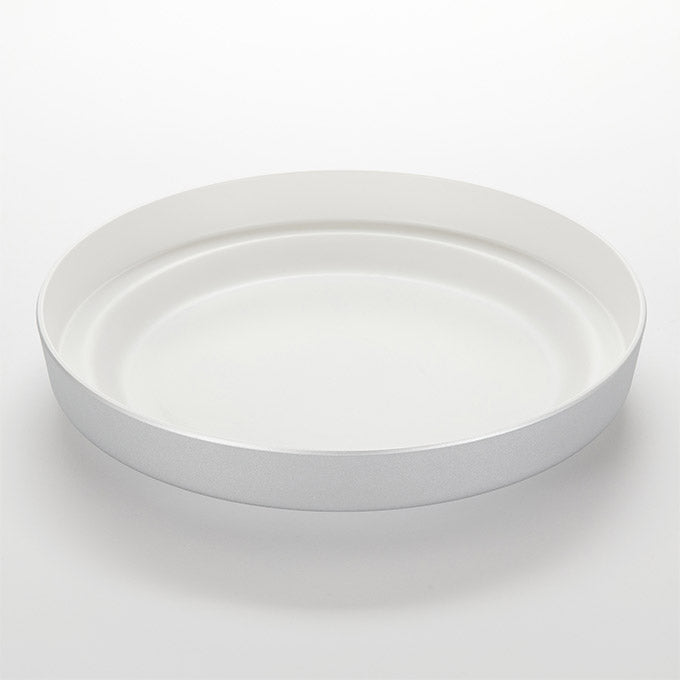 13" Melamine Seafood Tray, Silver