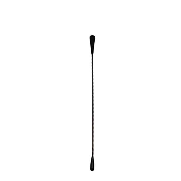 Mix Dual Sided Bar Teardrop Spoon Black Matte 15.75"L