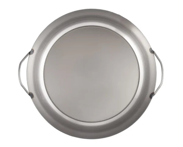 Paella Pan 14 1/8", Black Steel