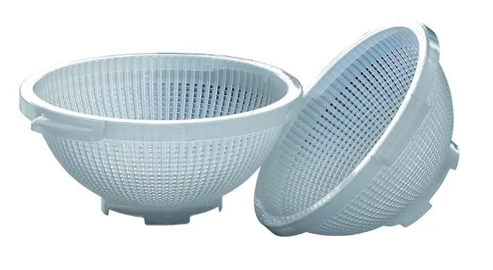 2 7/8 Qt. Round Colander with Handles, White
