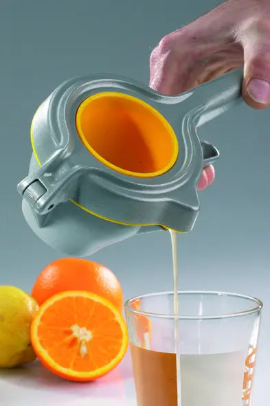 Hand Held Cast Aluminum Citrus Juicer, Epoxy Coated
