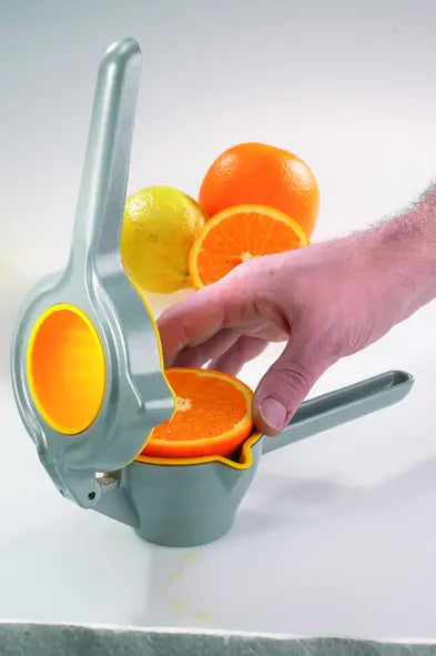 Hand Held Cast Aluminum Citrus Juicer, Epoxy Coated