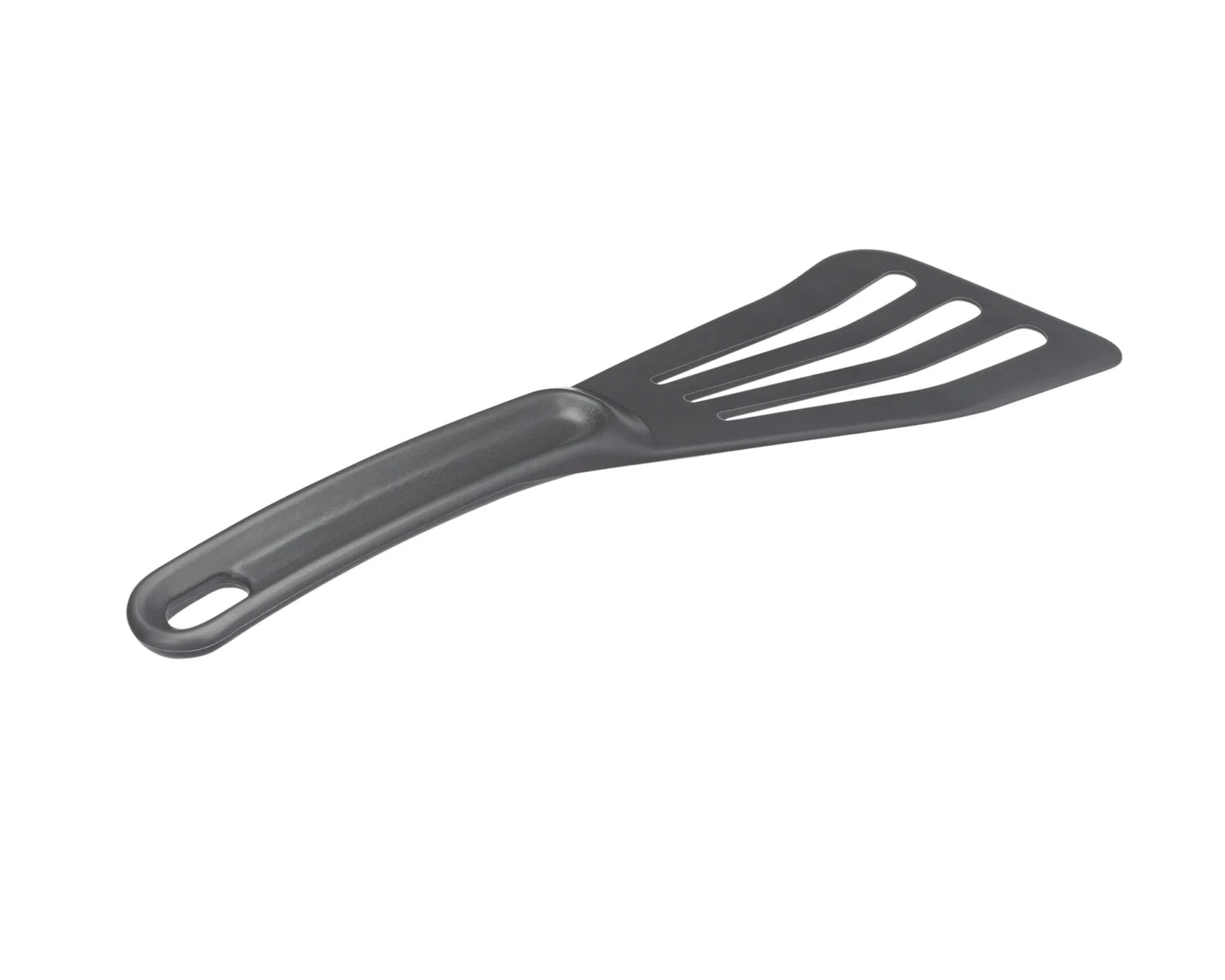 Exoglass® 12" Slotted Pelton Spatula, Gray