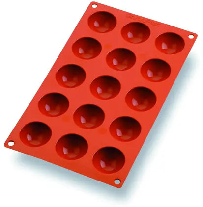 Gastroflex® Half Sphere Silicone Mold, 2 3/4", 6 Count