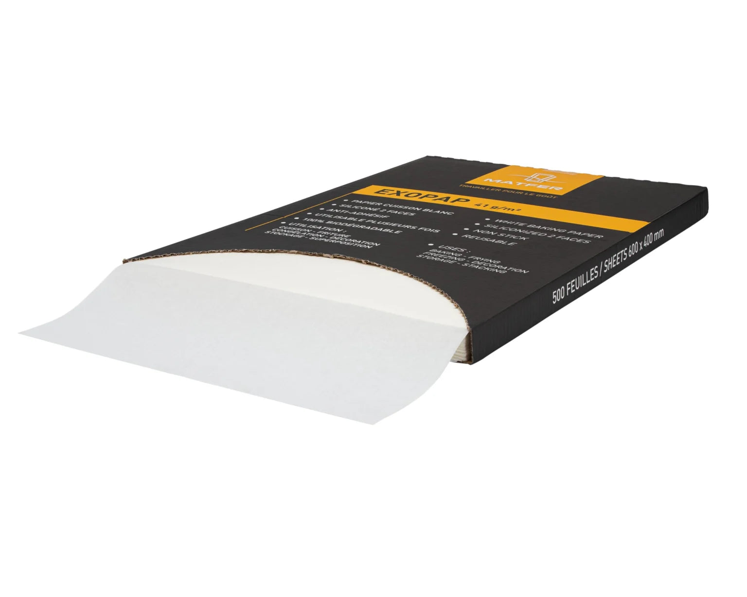 Exopap® Baking Paper Sheets, 500 Count