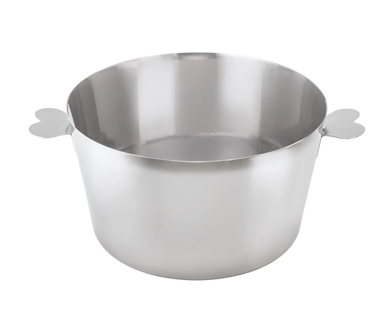 4" Round Charlotte Mold w/ Handles, Stainless Steel