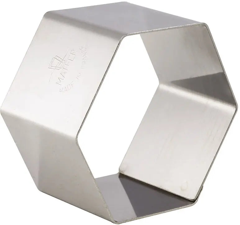 3" ID x 3-1/2"H Stainless Steel Tall Mousse Ring, Plain Round, Bottomless