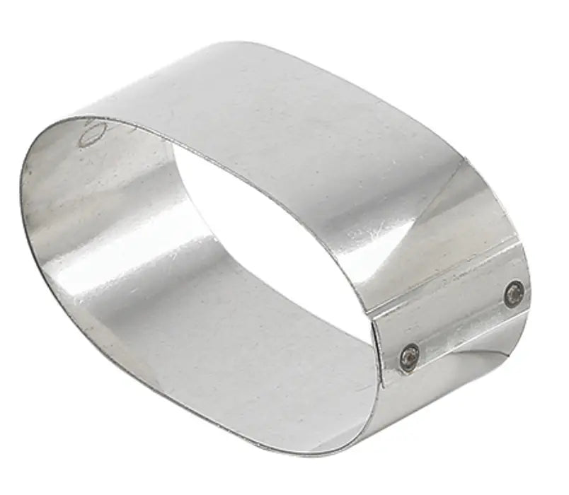 2-3/4" x 1-5/8" x 1-1/16"H Stainless Steel Oval Nonnette Ring, , 4-Pack