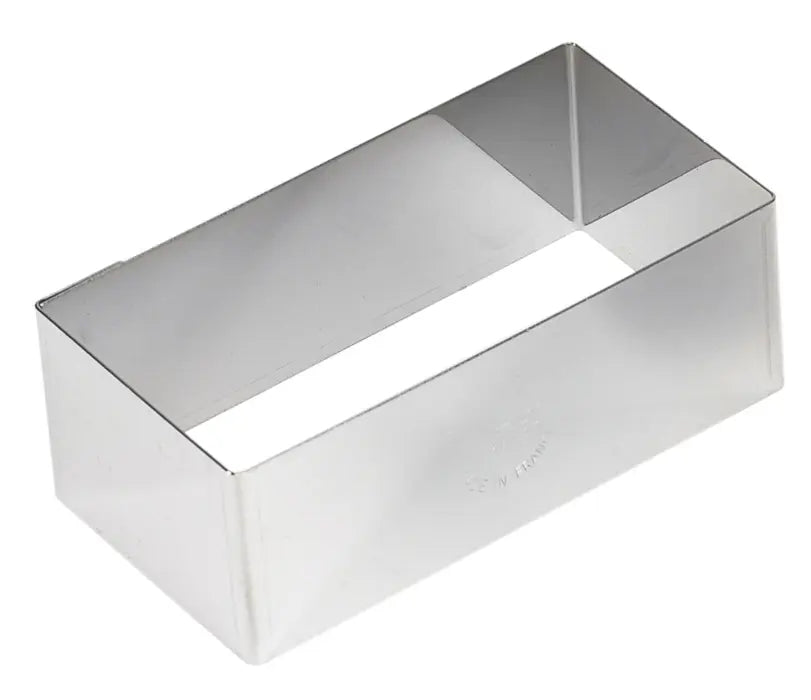 3-1/4" x 1-5/8" x 1-1/4"H Stainless Steel Rectangular Nonnette Ring, , 4-Pack