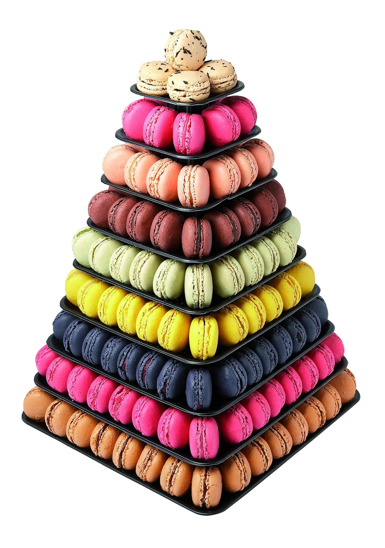 9-Tier Pyramid Macaroon Dispaly Stand