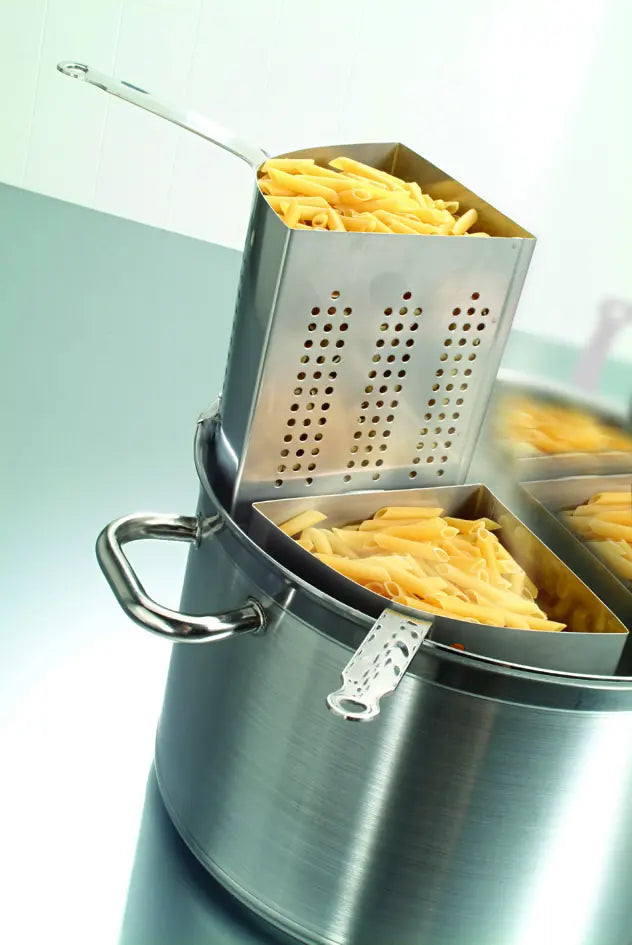 Stainless Steel Pasta Cooker/Strainer, 3 qt.