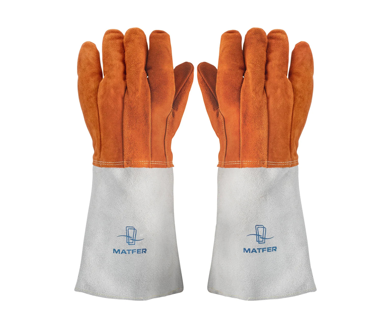 Leather Baker Gloves, 5 Finger, 7 3/4" Forearm Protection