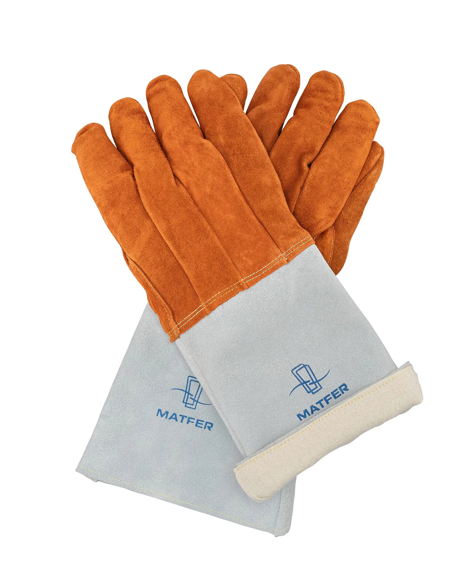 Leather Baker Gloves, 5 Finger, 7 3/4" Forearm Protection