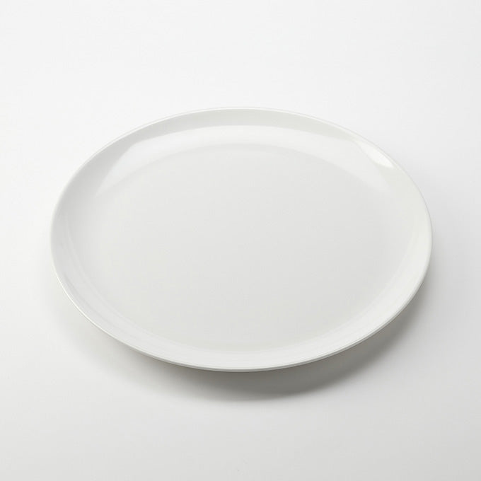 16" Round Melamine Plate, White