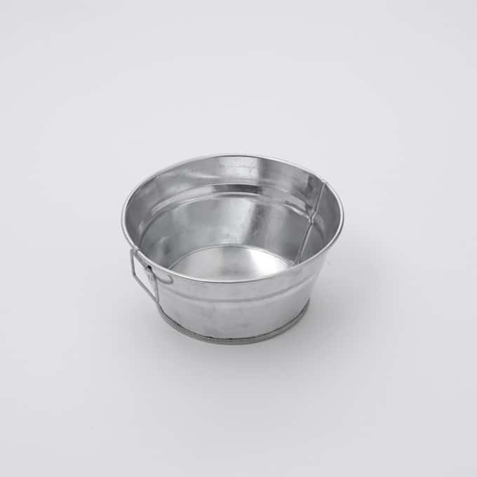 27 oz. Round Tub, Galvanized Tin