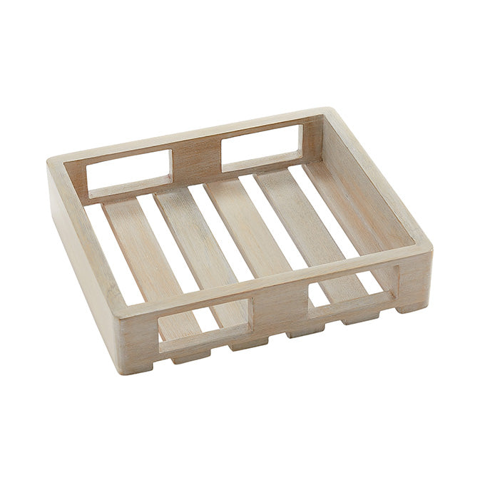 11-5/8" Wooden Crate, Sun-Bleached