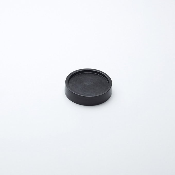 Upton 4-1/4" Round Wood Plate, Espresso